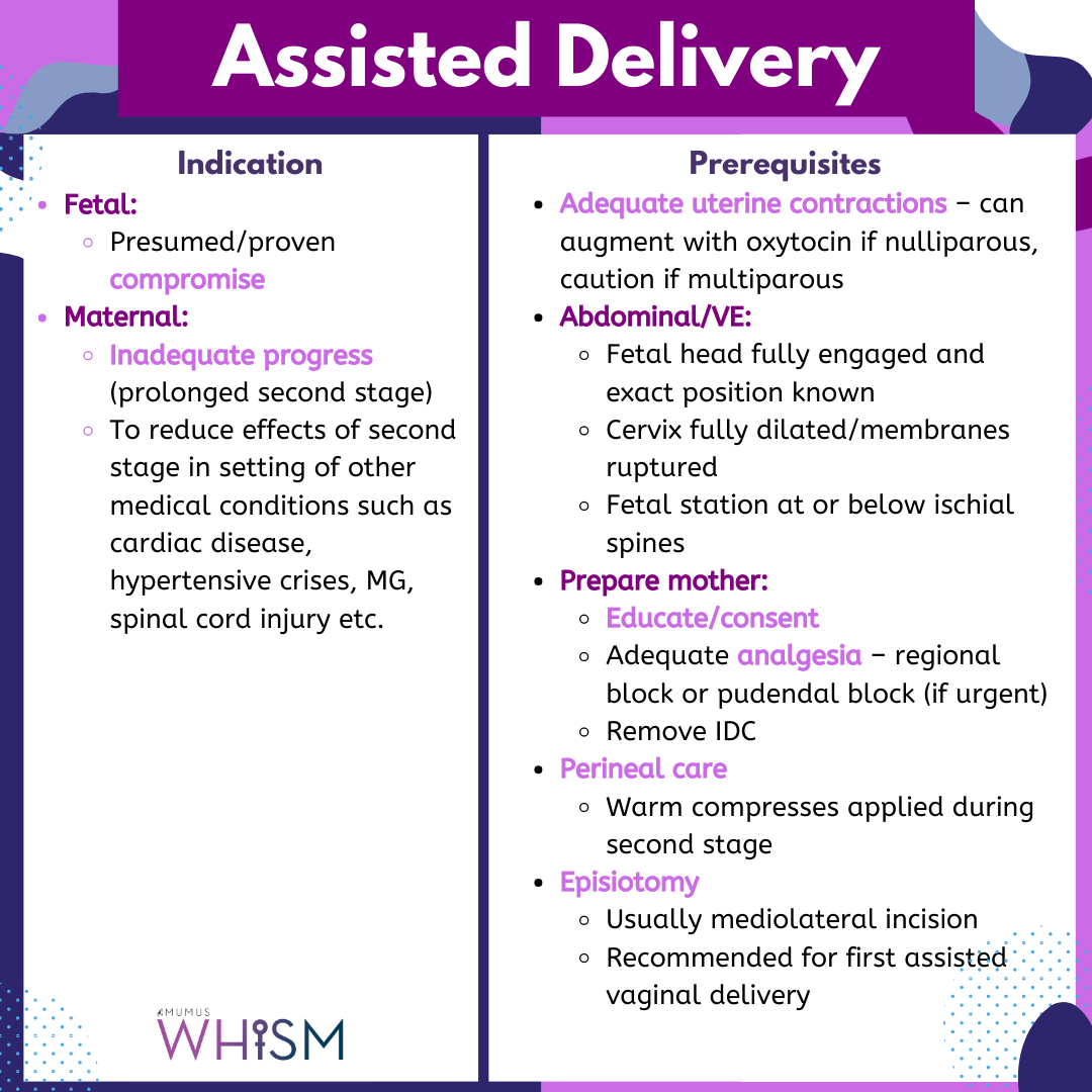 Assisted delivery