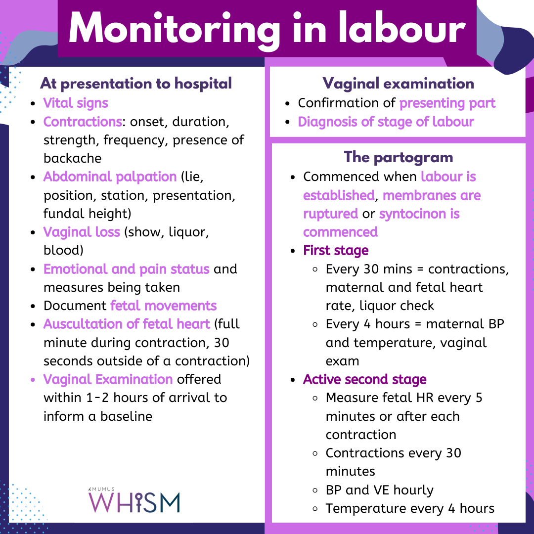 Monitoring in labour